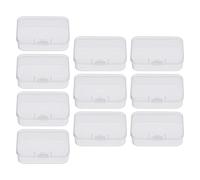 OUNONA 10 Piezas Caja De Almacenamiento De Púas Transparente para Púas De Guitarra Contenedores De Plástico para Almacenamiento Cajas Portátiles Color Transparente
