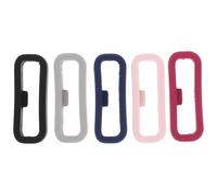 OUNONA 10 Piezas de Anillos de Fijación de Silicona para Correas de Reloj Textura y Función de Sujeta Correa Ideales para Accesorios de Reloj Color Aleatorio