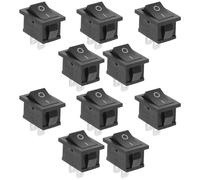 OUNONA 10 Piezas Interruptor Encendido/Apagado Interruptor De Palanca Sí Interruptor Miniinterruptor Interruptor De Botón Interruptor De Encendido Producto Electrónico