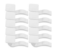 OUNONA 10 Piezas Juego de Clips para Colgador de Radiador en Plástico Abs Blanco Diseño Único y Ahorro de Espacio para Hogares y Oficinas