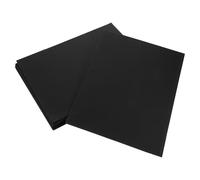 OUNONA 10 Piezas Láminas de Plástico Corrugado Negro, Ligeras y Fáciles de Transportar, Ideales para Manualidades, Exhibiciones y Proyectos Artísticos, Tamaño 40x30x0.4 Cm