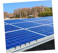 OUNONA 10 piezas Unidades Clips Drenaje para Paneles Fotovoltaicos Guía Agua y Lodos Instalación Sencilla Prolonga Vida Útil Mejora Generación Energía Solar