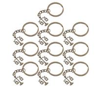 OUNONA 10 Unidades Llaveros Abogado de Aleación con Balanza de Justicia y Martillo Colgante Metálico Duradero para Estudiantes de Derecho y Profesionales Jurídicos Decoración Elegante