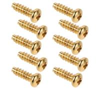 OUNONA 10 Unidades Tornillo Metálico Dorado para Carcasa de Cortapelos Modelo 8504 y 1919, Resistente a Apretados Repetidos y Fácil Instalación para Peluquería