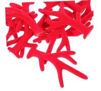 OUNONA 100 Piezas Adornos Navideños de con Vellón Accesorios para Diademas y Pasadores de Cabello Decoración Diy para Fiestas y