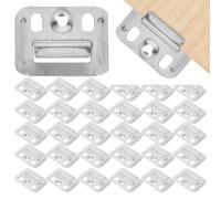 OUNONA 100 piezas Clip de Pared de Acero Inoxidable para Paneles de Bambú Soporte Resistente para Colgar Cuadros Espejos y Marcos Kit Fijación Segura y Fácil Instalación