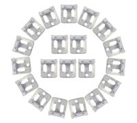 OUNONA 100 Piezas Kit de Reparación de Muelles para Sofá Clips Metálicos Reforzados de Orificios Accesorios Duraderos para Muebles