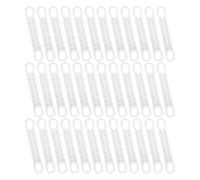 OUNONA 100 Unidades Fundas Madera Perchas para Antideslizantes Silicona de de Plástico Protección Compatibles y para Ropa Delicada Generales para Tiendas y Boutiques