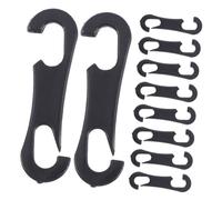 OUNONA 100piezas Gancho Para Ropa De Plástico Para Asiento De Coche Ganchos De Fijación Para Cojín De Asiento Accesorios Interior Del Coche Para Organizar Ropa Viajes