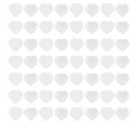 OUNONA 100piezas Taza para Forma de Corazón Unidades Portatintas de Silicona con Base Copas de Pigmento con Tapas de Silicona