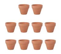 OUNONA 10pcs 4.5x4cm Pequeño Mini Terracota Maceta Cerámica Cerámica Maceta Cactus Macetas Suculentas Macetas Grandes para Plantas Artesanías Favor de la Boda