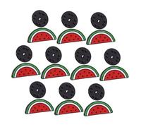 OUNONA 10piezas Broche Creativo Broche de Sandía de Aleación para Vestido Mochila Cárdigan Decoración de Fiesta de Metal para Mujer de Dibujos Animados