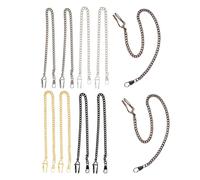 OUNONA 10piezas Cadenas Aleación Reloj Bolsillo Cadena Larga DIY Collar Retro