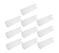 OUNONA 10piezas Caja De Almacenamiento Multiusos Para Cepillos De Dientes y Pasta De Dientes Organizador Portátil De Transparente Con Tapa Sellada Para Viajes De Negocios Hogar y Escuela