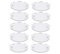 OUNONA 10piezas Espejo De Acuario para Betta Decoración De Pecera Herramientas De Entrenamiento Espejo Ventosa