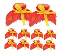 OUNONA 10piezas Tapas de Tela para Jarra de Vino Tapas de Tela para Sellar Contenedor de Vino Tapas para Jarra de Alcohol Sellador de Herramientas para Sellar Tarros