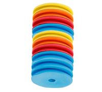 OUNONA 12 Carretes de Pesca de Espuma Ligeros de Material Sintético Diámetro de 3.95 Pulgadas para Pesca al Aire Libre y Surfcasting Color Aleatorio