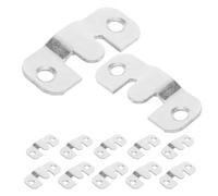 OUNONA 12 Piezas Conectores de Ganchos para Muebles Clips de Montaje Pared de Espejos Herrajes Pesados para Montaje de Cuadros para Muebles Colgadores Metálicos para Cuadros Herrajes