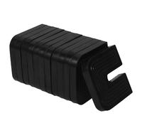 OUNONA 12 piezas de aisladores de vibración de goma para aire acondicionado, amortiguadores de vibración de goma en forma de U, estabilizadores de unidad exterior con reducción de ruido para aires