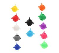 OUNONA 12 Piezas Marcadores para Copas de Vino de Etiquetas para Copas de Colores Surtidos Artículos para Festivales Herramientas para Identificar de Vino Color Aleatorio