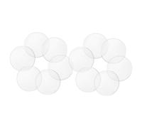 OUNONA 12 Piezas Unidades de Protectores Adhesivos de Transparente para Mesa de Vidrio Amortiguadores de Ventosa Anti-deslizantes para Proteger Muebles y Evitar Deslizamientos