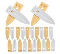 OUNONA 12pares Electrodos de Cobre y Zinc para Experimentos Científicos Láminas de Electrodo de Bricolaje Tiras Resistentes y Portátiles para Batería de Frutas Educación Stem Física