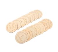 OUNONA 14 Piezas Discos de Hitos del Recién Nacido de Madera, Discos de Hitos del Desarrollo Infantil, Beige, Resistentes a Golpes, para Fotos Conmemorativas y Shower