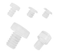 OUNONA 150 Piezas Transparent Silicone Embedded Stem Bumpers Protective Furniture Cushions For Cabinets and Tables Noise-reducing Non-Slip Pads