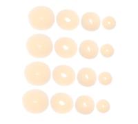OUNONA 16 Piezas Molde para Moños Donuts Reutilizable para Niñas Moldeador de Moños Cómodo y Seguro Accesorio para Peinados Rápidos y Duraderos Adaptable Tipo de Cabello