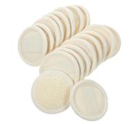 OUNONA 18 Piezas Limpiador Facial De Lufa Esponjas Exfoliantes Naturales Esponjas De Lufa Pequeñas Para Limpieza Facial Herramienta De Desmaquillaje Para Rutina De Cuidado