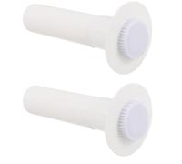 OUNONA 2 Juegos de Tapones de Drenaje para congelador: Adaptador de Manguera de Drenaje para congelador, Tapones Redondos de plástico a Prueba de Fugas para refrigerador y Nevera portátil, sin