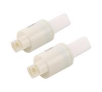 OUNONA 2 Piezas Amortiguador de Asiento de Inodoro con Cierre Silencioso y Fácil Instalación, Accesorio de Plástico Blanco para Bidet y Asiento de Inodoro en Baño