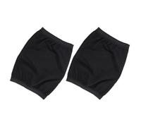 OUNONA 2 Piezas Bandas Brazos, Mangas de Compresión para Brazo, PU Recubrimiento Plateado, Negro, para Baloncesto y Voleibol, Reduce la Hinchazón y Mejora la Flacidez