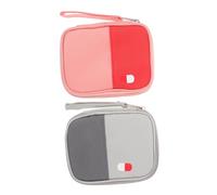 OUNONA 2 piezas Bolsa de Medicina Portátil para Emergencias con Asa Bolsas Organizadoras para Viajes y Uso Familiar Almacenamiento Compacto y Resistente Colores Surtidos