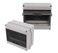 OUNONA 2 piezas Caja de Distribución Eléctrica para Exteriores Vías con Protección Caja de Derivación Resistente Impactos y Ventana Transparente para Estaciones de Carga Unidades