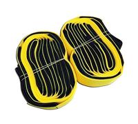 OUNONA 2 Piezas Correas Elásticas para Actividades Entrenamiento Cooperativo para Personas Amarillo
