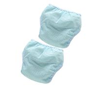 OUNONA 2 Piezas Cubierta de Pañal Reutilizable para Recién Nacidos, Malla de Fibra de Poliéster Transpirable y Elástica, Protección y Cómoda para Bebés en Verano y Gateo