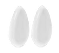 OUNONA 2 piezas Esponjas de Silicona Transparente para Base Maquillaje Almohadillas Cosméticas Húmedas Aplicador Suave y Duradero para Mujeres para Fundaciones y Correctores