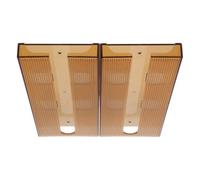 OUNONA 2 Piezas Estante para Copas de Vino de Plástico Instalación bajo Gabinete, Organizador Moderno y Elegante para Cocina y Restaurante, Secado y Almacenamiento Rápido Reutilizable
