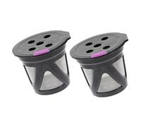 OUNONA 2 Piezas Filtros de Café Reutilizables Filtro Profesional Multi Funcional para Oficina y Hogar Compatible con Cápsulas K Lavable y Seguro