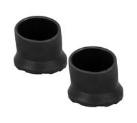 OUNONA 2 Piezas Funda de Pie para Escalera Plegable Negra, Pvc, 1, 89 Pulgadas Id