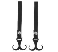 OUNONA 2 Piezas Ganchos Para Colgar Sin Perforaciones Ganchos Para Cochecito Aplicables Para Bolso De Pañales Bolsa De Compras Bolso Mochila Para Cochecito