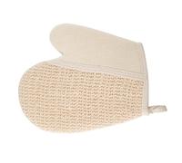 OUNONA 2 piezas Guantes Exfoliantes de Lino para Baño Guantes Suaves para Ducha Exfoliador Corporal Espalda Elimina Piel Muerta y Mejora Salud Cutánea