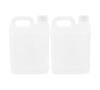OUNONA 2 Piezas Jarra de Plástico Reutilizable de 2l con Asa y Tapa Hermética para Almacenar Bebidas, Fácil de Limpiar Uso Doméstico