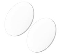 OUNONA 2 Piezas Lente Doble Cóncava de Vidrio Distancia Focal de 300mm y Diámetro de 10cm para Kit de Demostración Óptica y Experimentos de Física en Laboratorio
