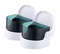 OUNONA 2 piezas Limpiador Ultrasónico de Joyas Mini Limpiador Sónico Portátil para Joyas Plata Máquina de Limpieza Creativa para