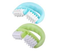 OUNONA 2 Piezas Masajeador De Rodillos Corporal Para Herramienta De Masaje Manual Rodillo Masajeador De Piernas Para Músculos Para Relajar Espalda y Piernas