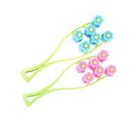 OUNONA 2 piezas Masajeador Facial Manual Rodillo para Cara y Cuello Roller para y Cuidado Facial Ergonomía Antiestrés Repetido Rosa y Azul