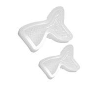 OUNONA 2 piezas Moldes de Silicona para Dulces y Jabón de Sirena Antiadherente y Flexible para Hornear Pasteles y Chocolates Casa Grande y Pequeño