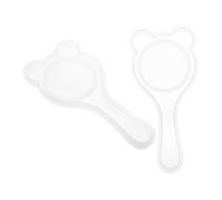 OUNONA 2 Piezas Moldes de Silicona para Peines de Oídos de Oso Moldes Reutilizables para Manualidades de Resina Epóxica Diseño Adorable para Proyectos Casa y Creaciones Diy